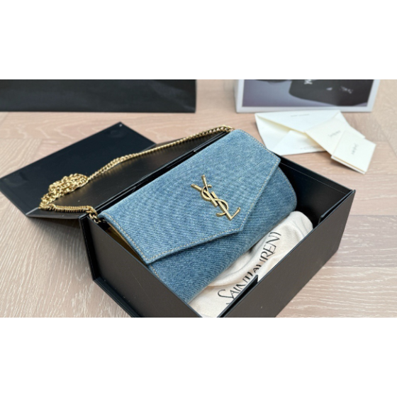 YSL Saint Laurent classic denim bag series